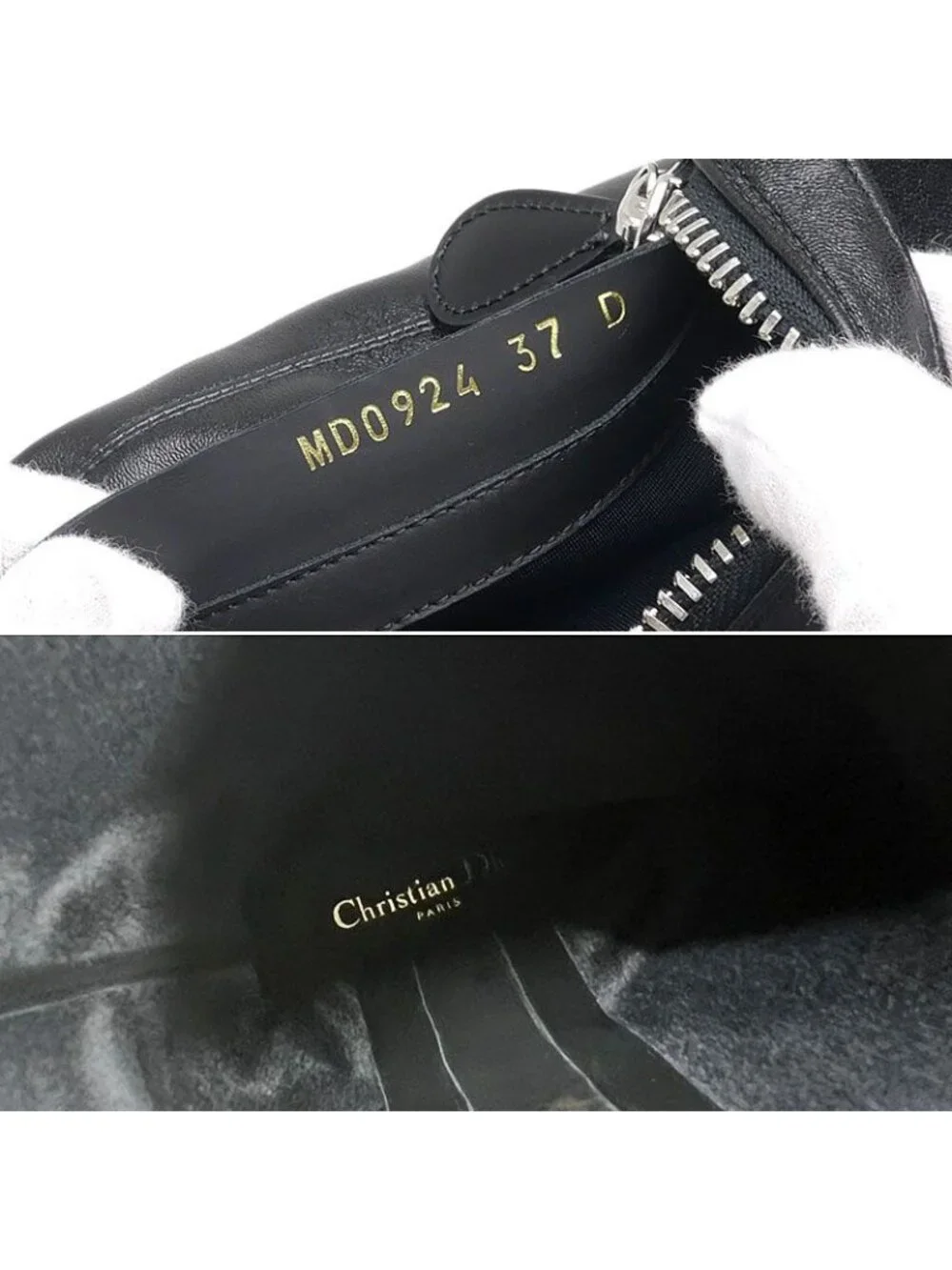 Dior D-fight Long Boots Black